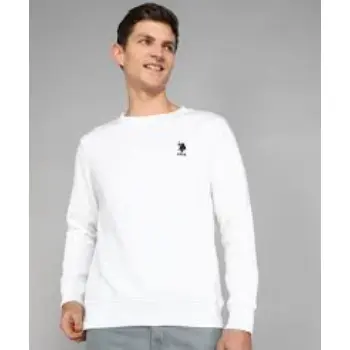 Full Sleeve Solid Men Sweatshirt